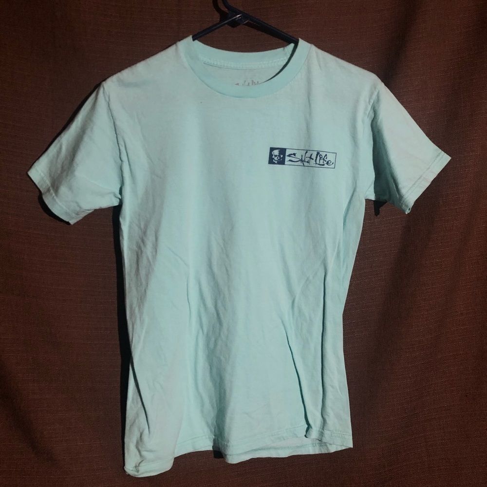 Light Blue Saltlife Live Salty Regular Fit T-shirt